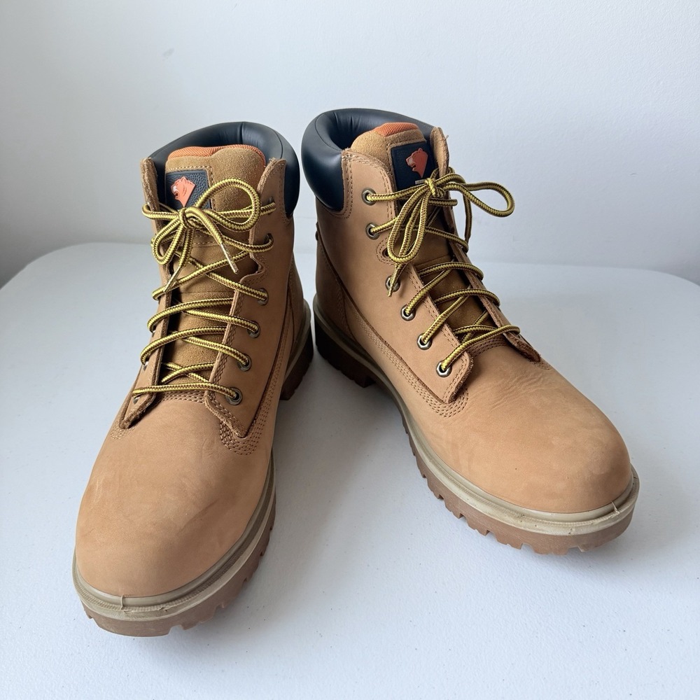 Herman Survivors Men's Size 13 Driller Waterproof 6" Steel Toe Work Boots Wheat